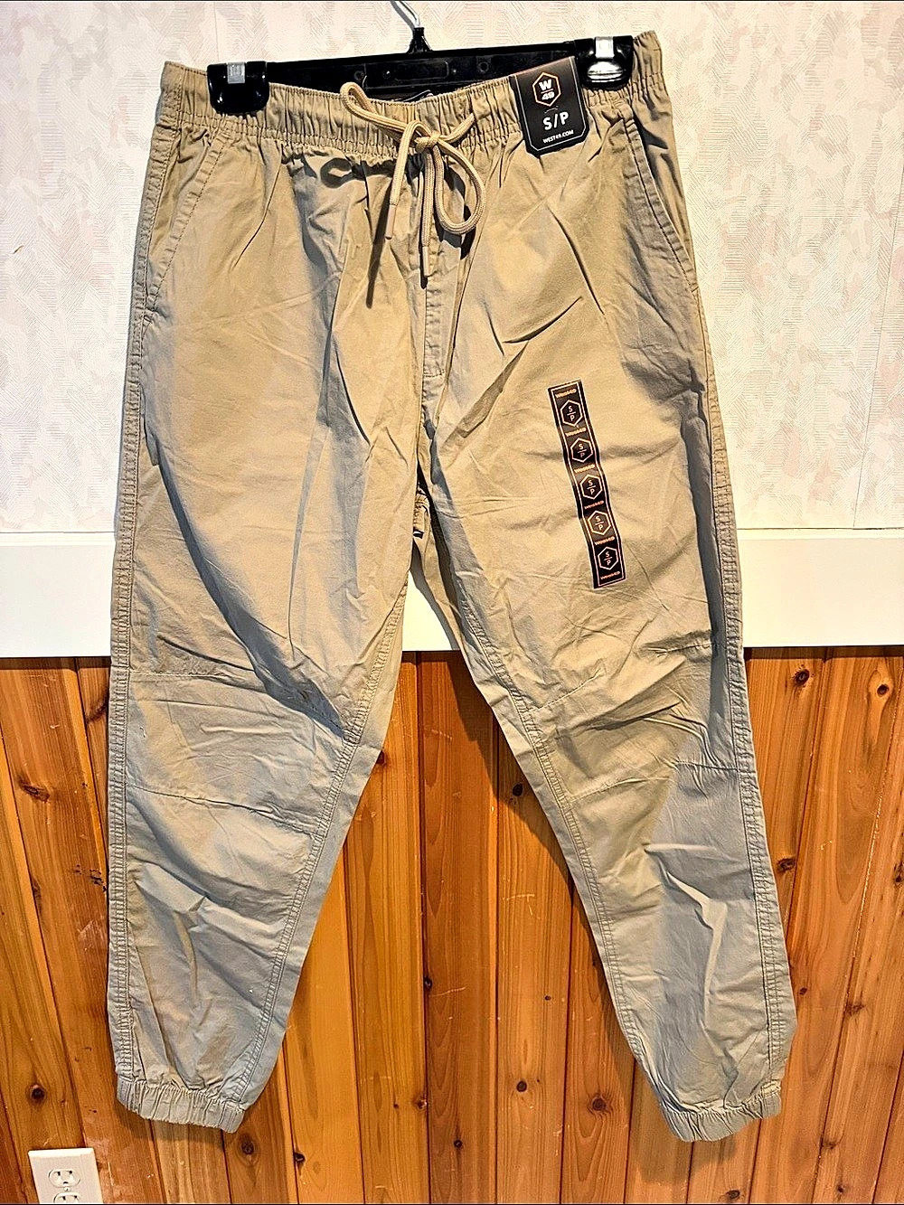 Stüssy Cargo Jogger Pants in Beige Size Small